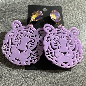 Tiger earrings